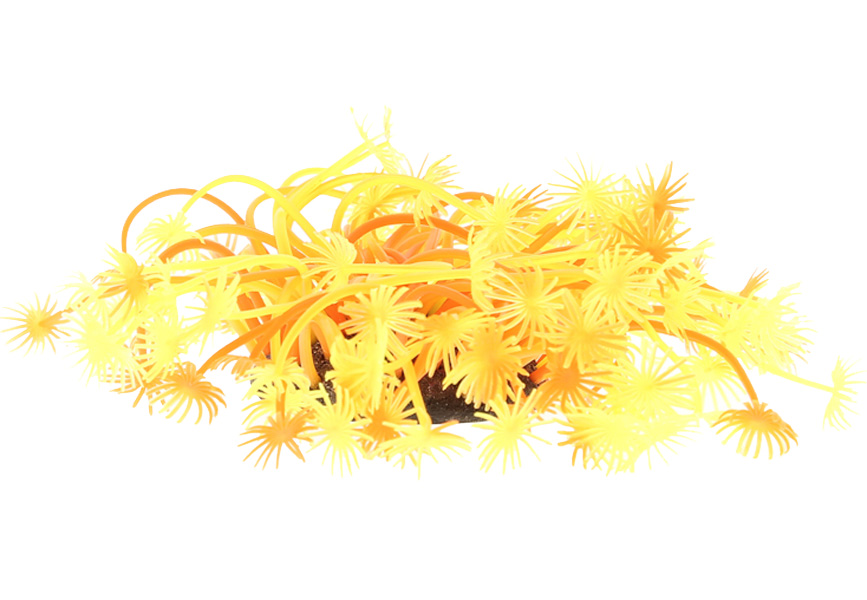 

Декор для аквариума Коралл силиконовый Vitality желто-красный 7,5 х 7,5 х 10 см (1 шт)