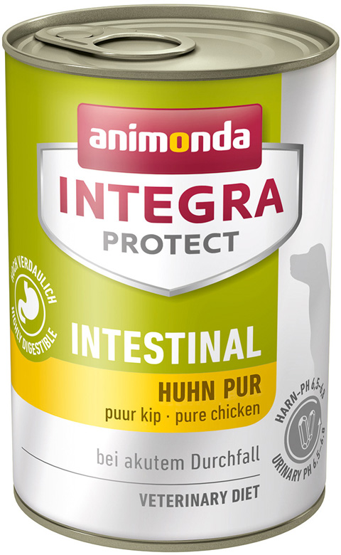 

Animonda Integra Protect Dog Intestinal для взрослых собак при заболеваниях желудочно-кишечного тракта с курицей 400 гр (400 гр)