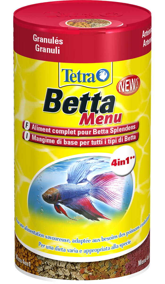 

Tetra Betta Menu корм хлопья для петушков и других лабиринтовых рыб (100 мл)