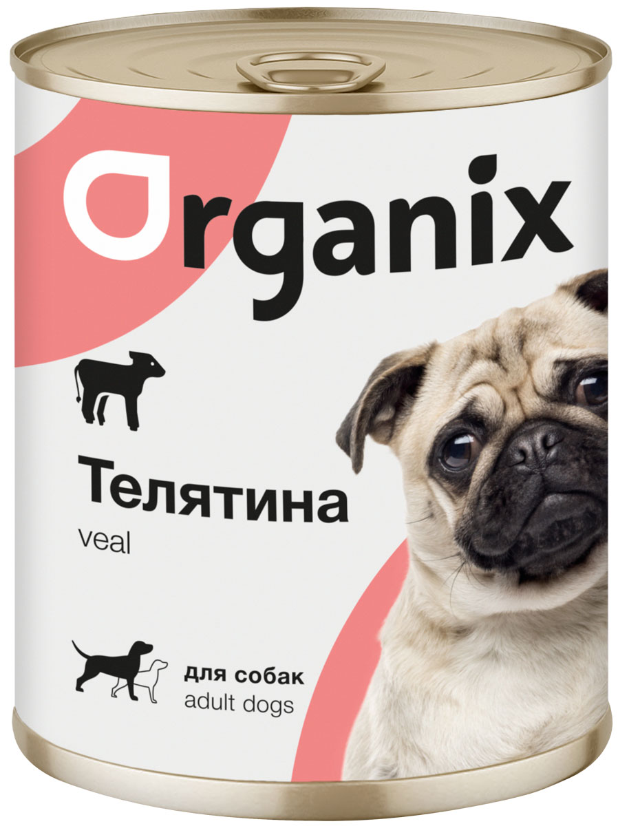 

Organix для взрослых собак с телятиной (850 гр)