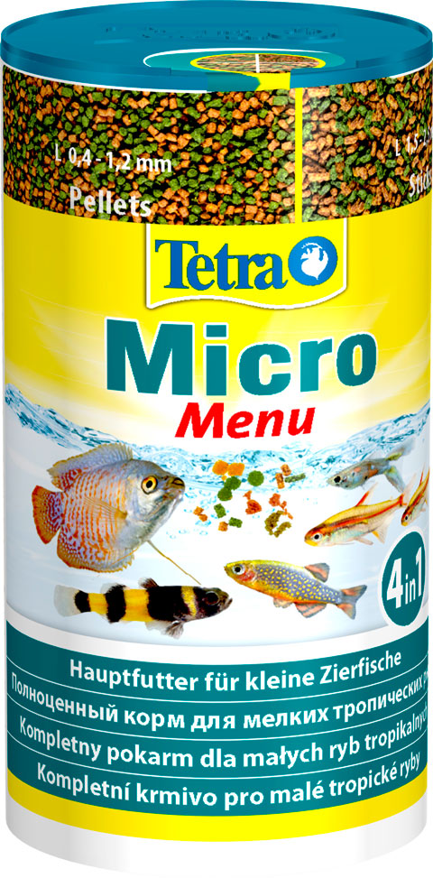 

Tetra Micro Menu корм для мелких тропических рыб (100 мл)