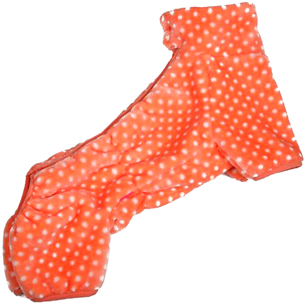 

For My Dogs комбинезон для собак Горох оранжевый для девочек Fw164-2013 F (8)