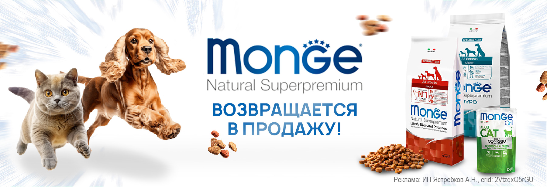 MONGE возвращается в продажу!