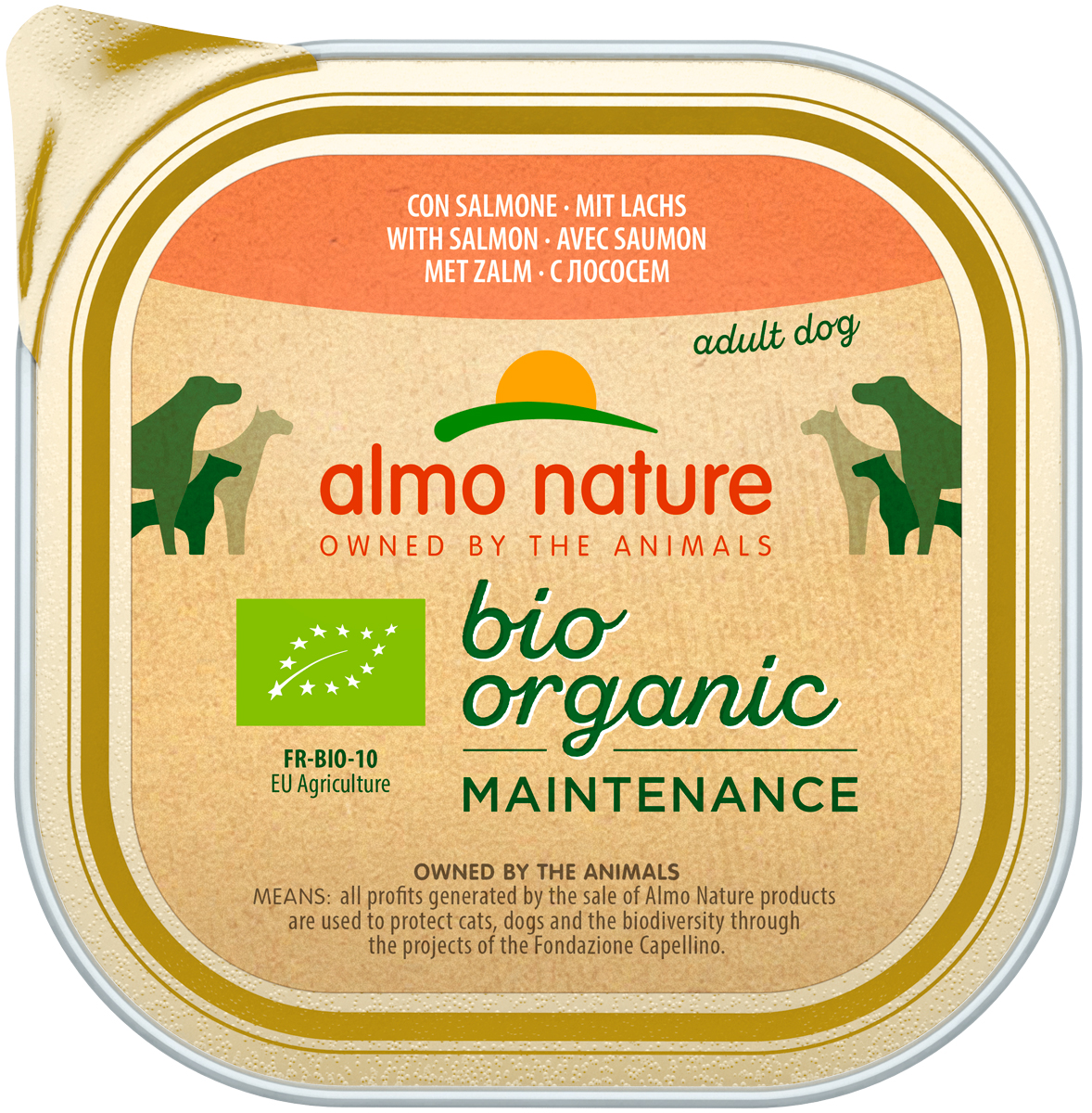 

Almo Nature Dog Daily Menu Bio Organic для взрослых собак паштет с лососем (300 гр х 9 шт)