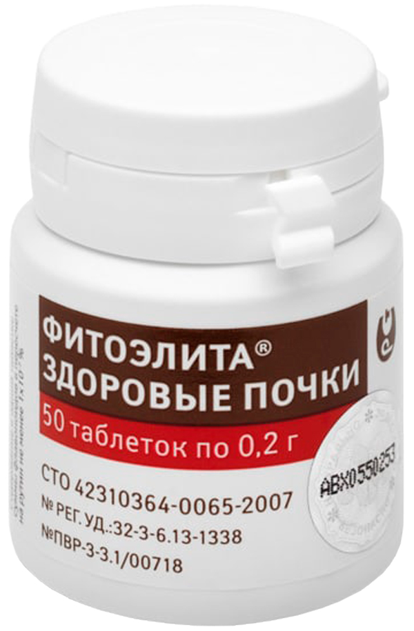 

фитоэлита здоровые почки гомеопатический препарат для кошек и собак для лечения болезней почек и мочевыводящих путей (50 таблеток)