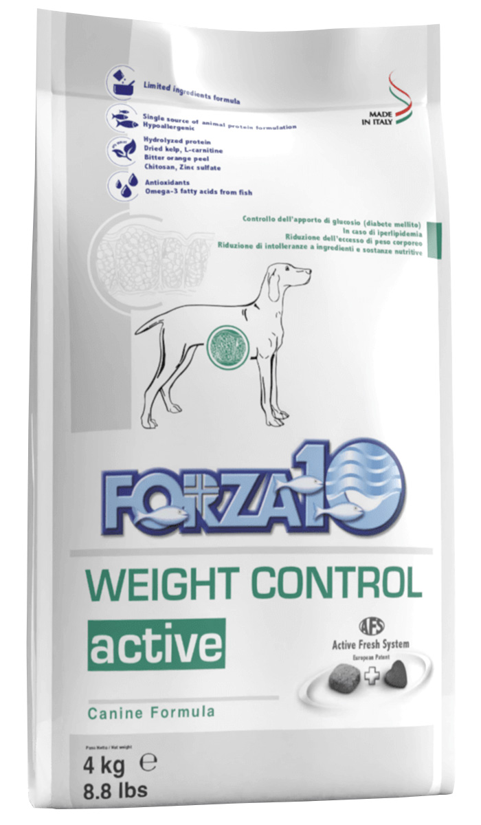 

Forza10 Dog Weight Control Active для взрослых собак с избыточным весом (4 кг)