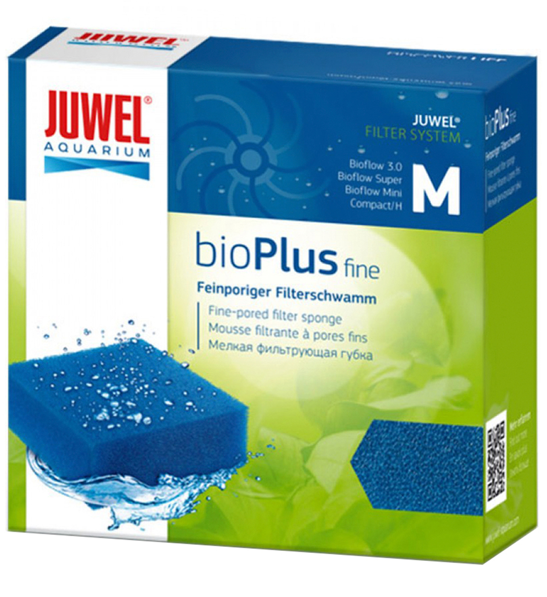 

Наполнитель для фильтра Juwel Compact/bioflow 3.0/bioflow Super - губка тонкой очистки Juwel Bio Plus Fine (1 шт)