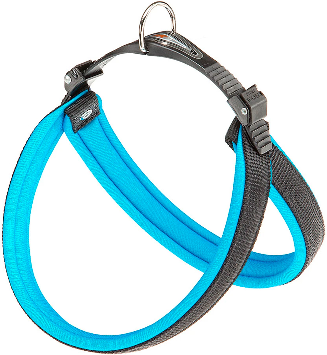 

Шлейка для собак средних пород Ferplast Agila Fluo 6 голубая (1 шт)