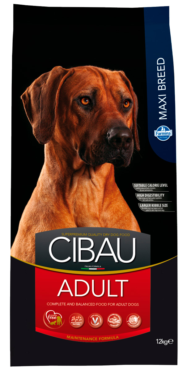Cibau Adult Maxi для взрослых собак крупных пород с курицей (12 кг)