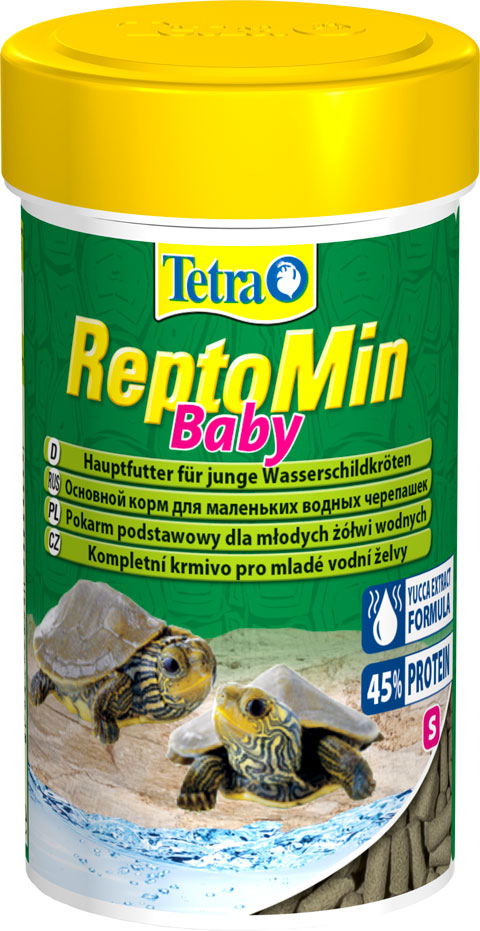 

Tetra Fauna Reptomin Baby — Тетра корм мини-палочки для молодых водных черепах (100 мл)