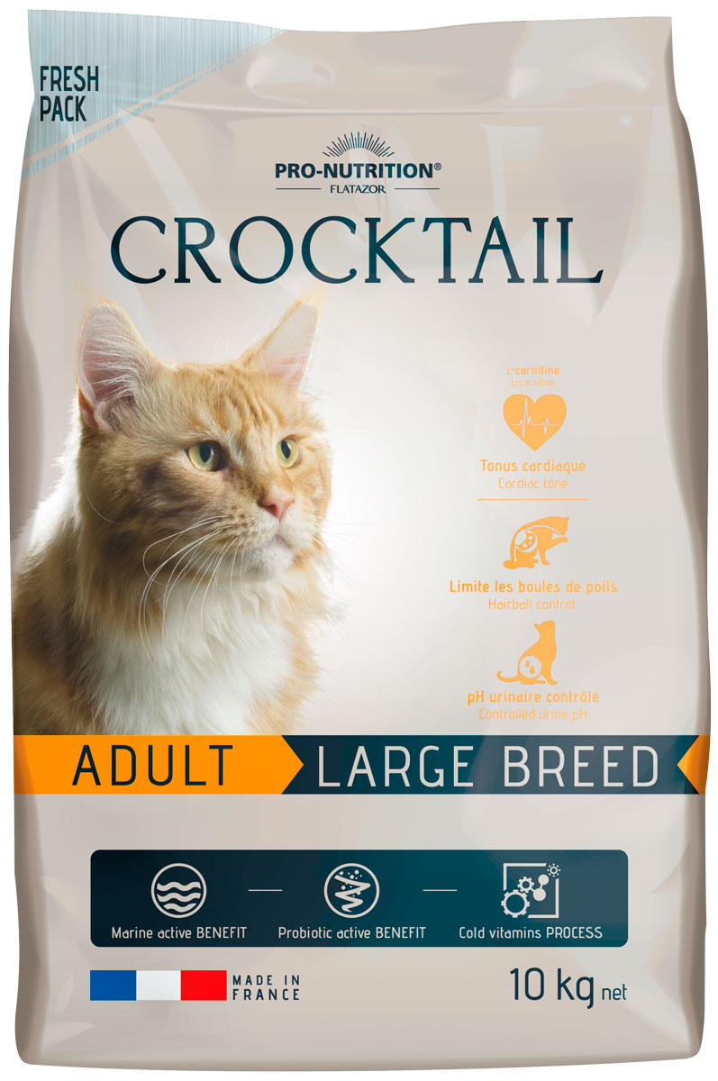 Flatazor Crocktail Adult Large Breed для взрослых кошек крупных пород (2 кг)