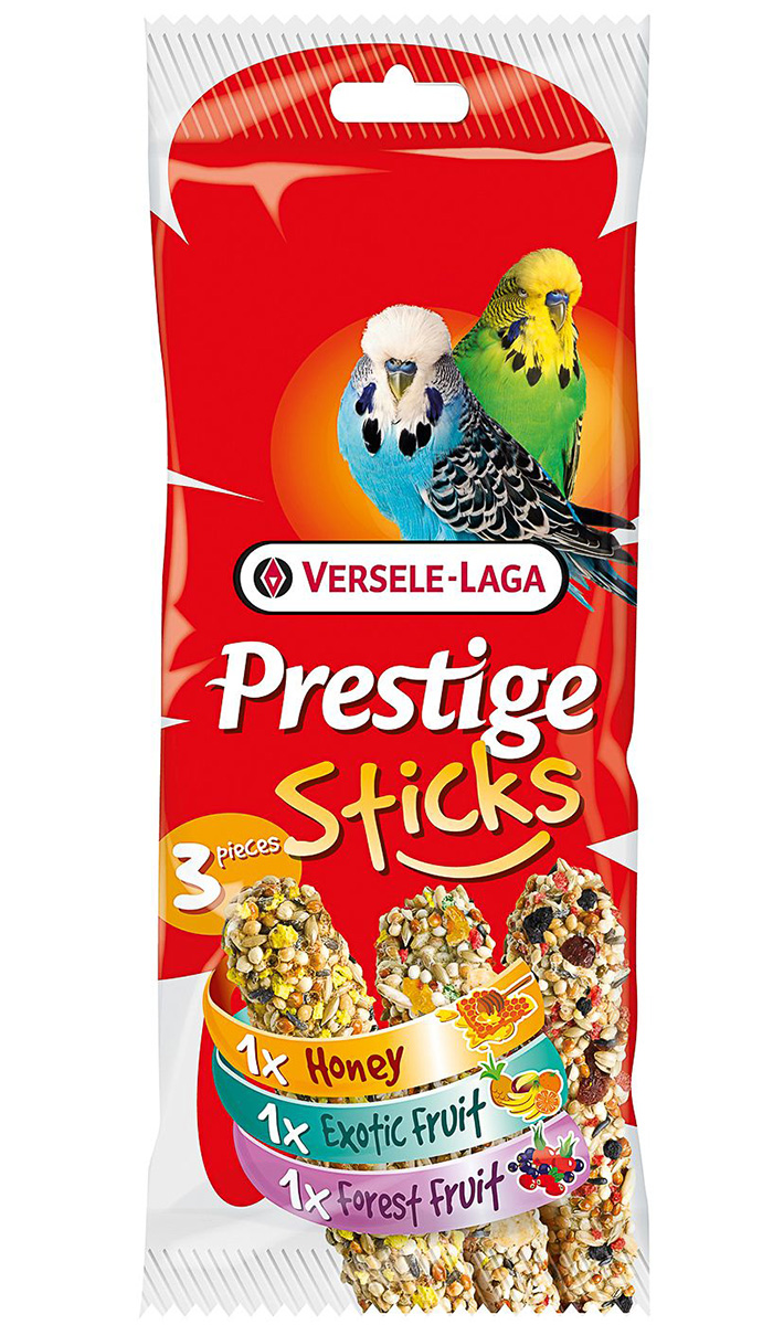 

Versele-laga Prestige палочки для волнистых попугаев микс с медом, фруктами и ягодами 3х30 гр (3 шт)