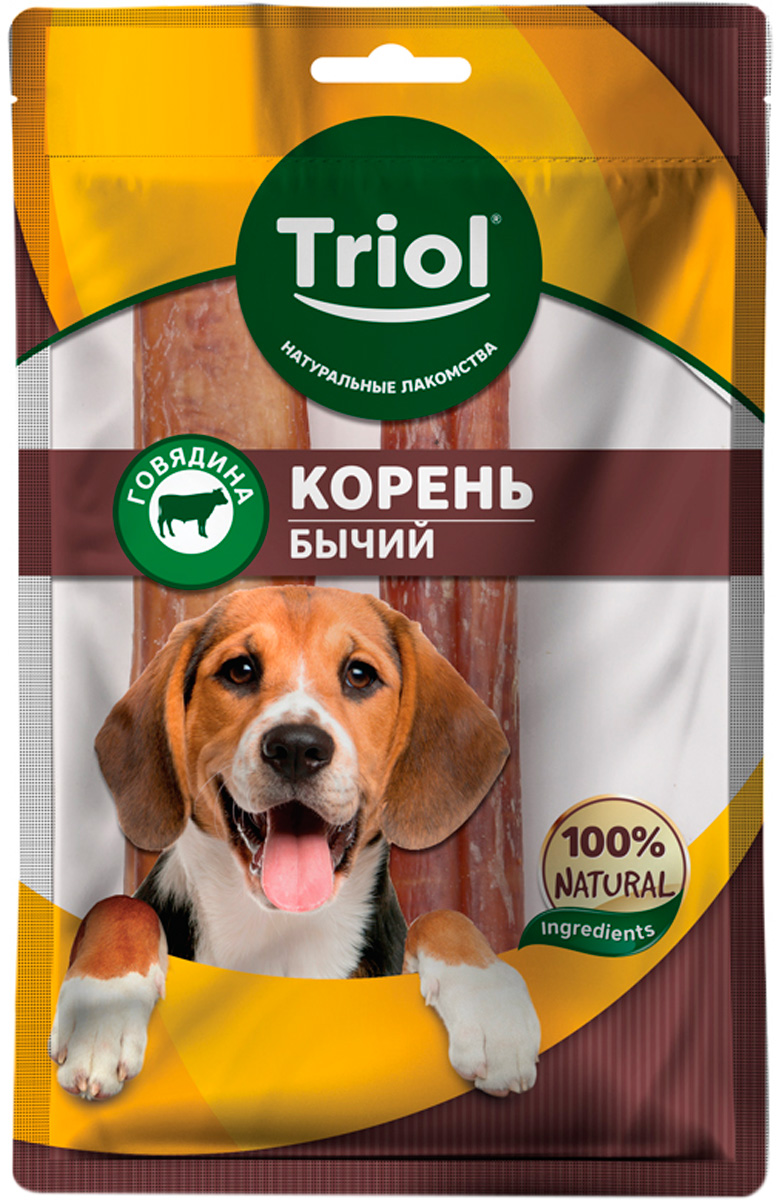 

Лакомство Triol для собак корень бычий 40 гр (1 шт)