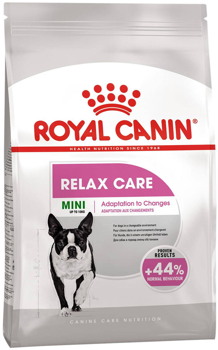 

Royal Canin Mini Relax Care для взрослых собак маленьких пород при стрессе (1 кг)