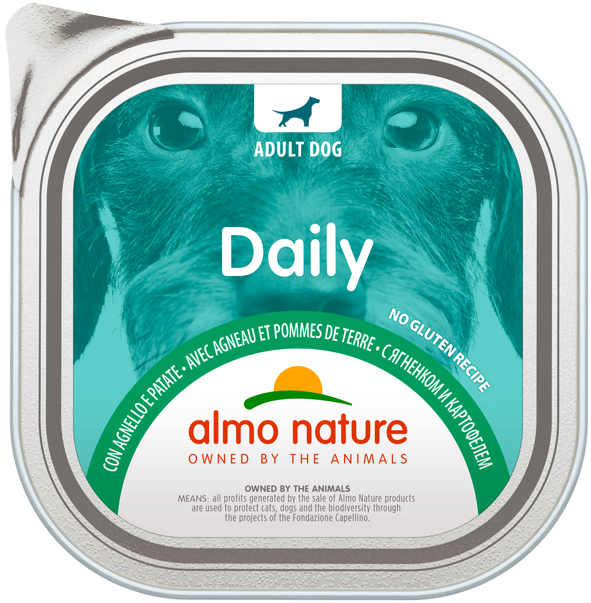 

Almo Nature Dog Daily Menu для взрослых собак с ягненком и картофелем (100 гр)
