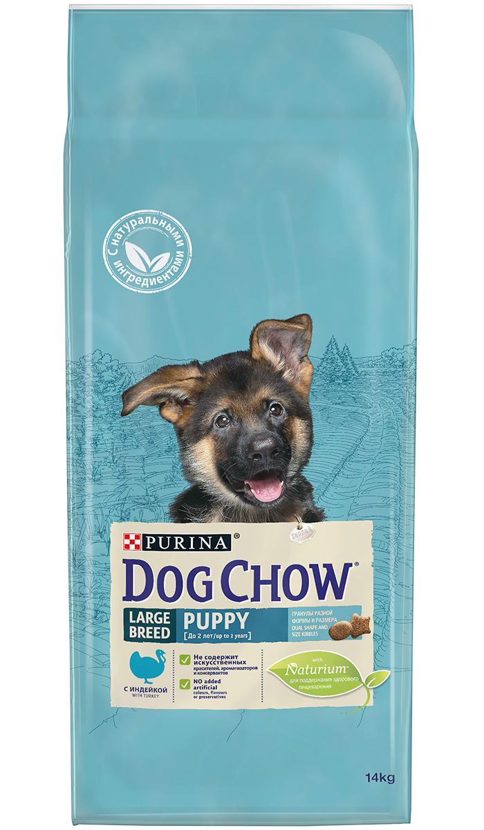 

Dog Chow Puppy Large Breed для щенков крупных пород с индейкой (14 кг)