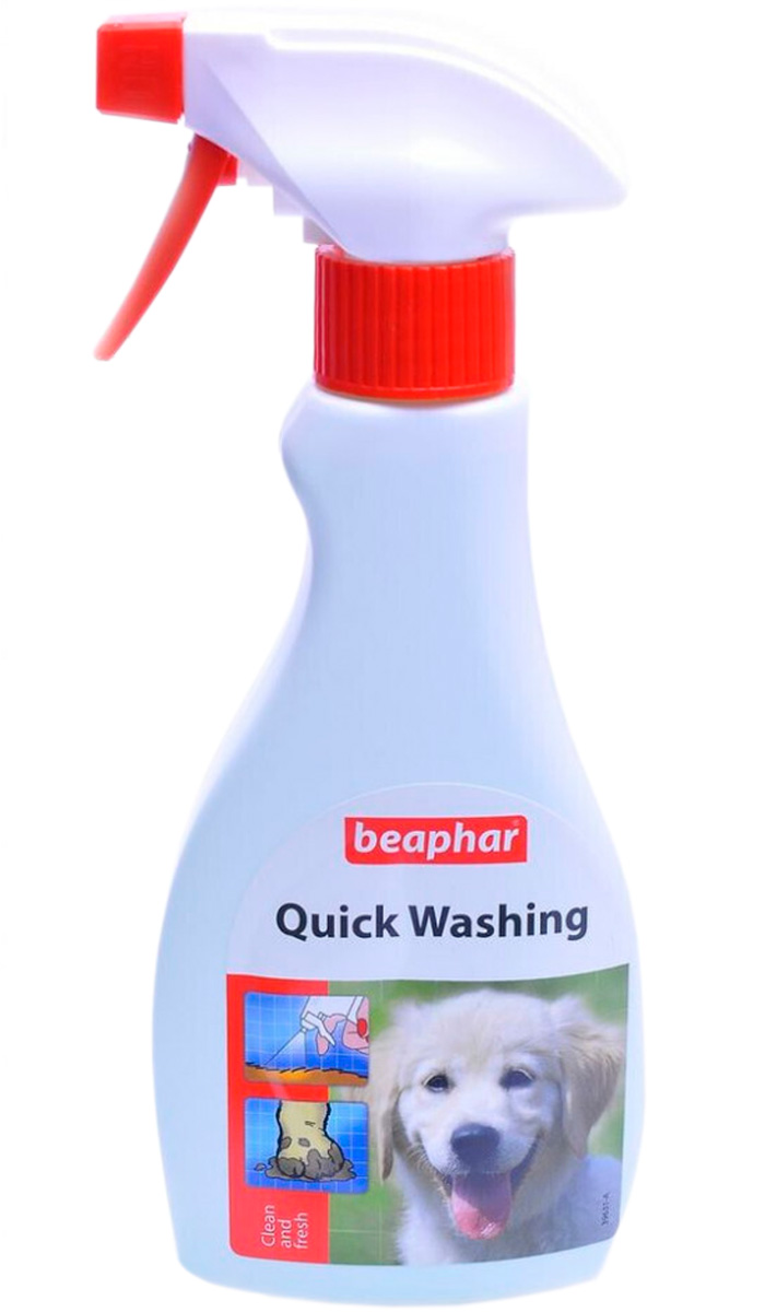 

Beaphar Quick Washing экспресс шампунь для быстрого очищения кожи и шерсти животных 250 мл (1 шт)