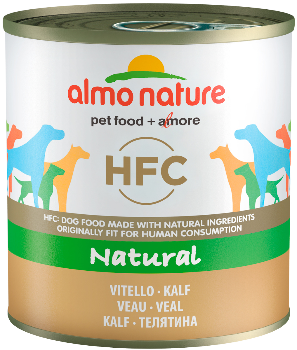 

Almo Nature Dog Classic Hfc для взрослых собак с телятиной (290 гр х 12 шт)