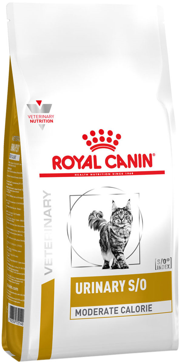 

Royal Canin Urinary S/o Moderate Calorie для взрослых кошек при мочекаменной болезни с умеренным содержанием энергии (7 кг )