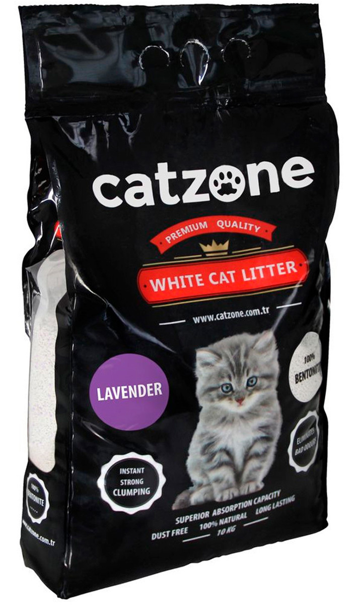 

Catzone Lavender наполнитель комкующийся для туалета кошек с ароматом лаванды (5 кг)