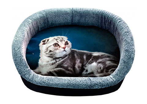 

Лежак для кошек PerseiLine Дизайн № 3 принт 3 овальный 44 х 33 х 16 см (1 шт)