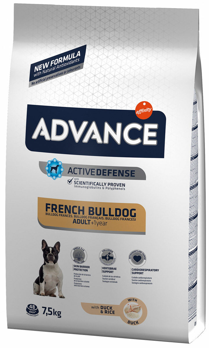 

Advance French Bulldog для взрослых собак французский бульдог (2,5 кг)