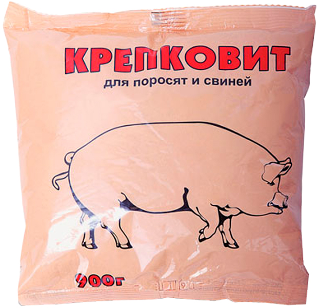 

Добавка кормовая для поросят и свиней Ваше Хозяйство Крепковит 900 гр (1 шт)