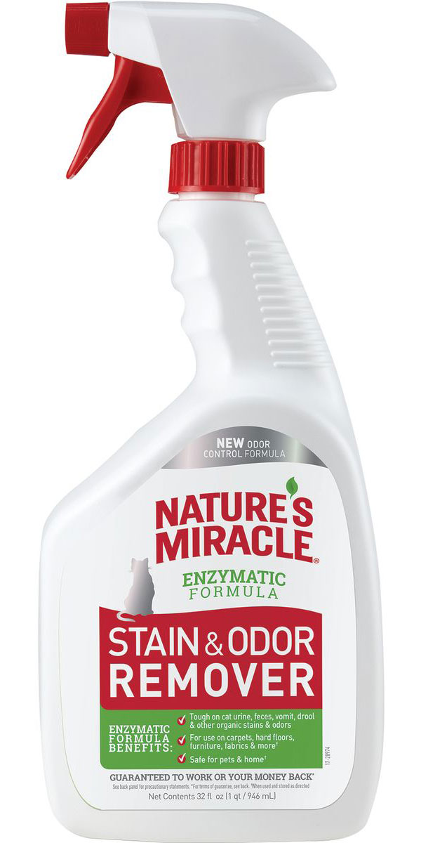 

8 in 1 Nature’s Miracle Remover Spray спрей уничтожитель пятен и запахов для кошек (945 мл)