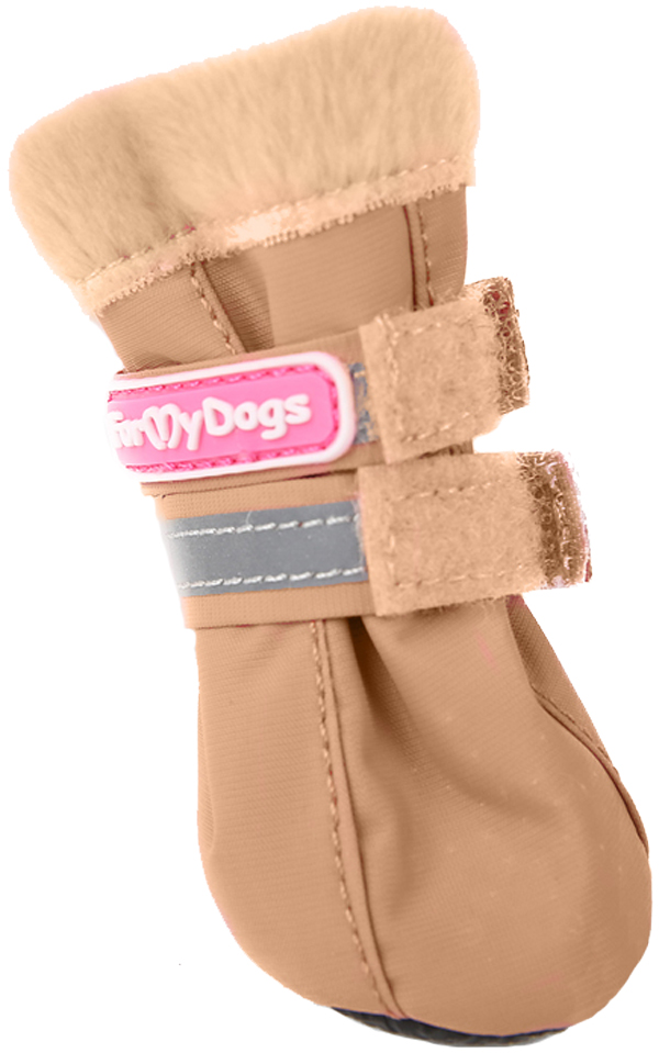 

For My Dogs сапоги для собак коричневые Fmd640-2019 Bg (1)