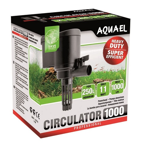 

Помпа Aquael Circulator 1000, 1000 л/ч, для аквариумов объемом до 250 л (1 шт)