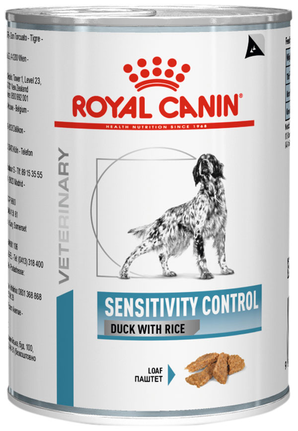 

Royal Canin Sensitivity Control для взрослых собак при пищевой непереносимости с уткой и рисом 420 гр (420 гр х 12 шт)