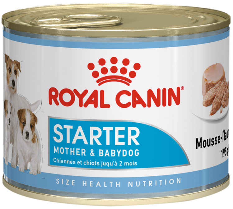 

Royal Canin Starter Mousse для щенков до 2 месяцев, беременных и кормящих сук (195 гр)