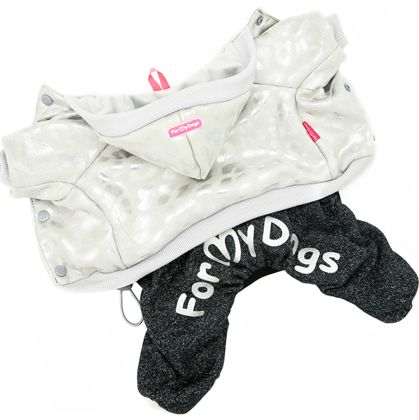 

For My Dogs костюм для собак утепленный серебристый Fw820-2019 (10Chh)