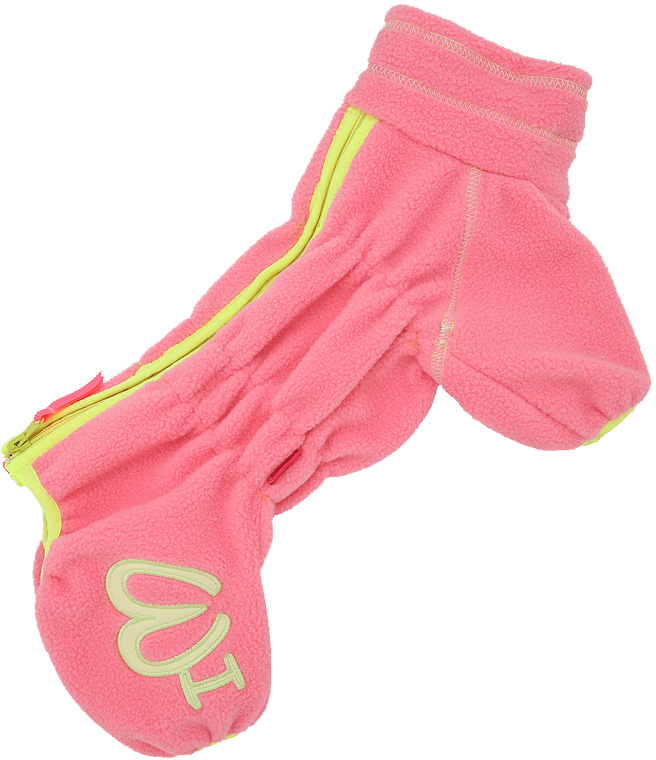 

For My Dogs комбинезон для собак розовый флис для девочек Fw727-2019 Pink F (16)