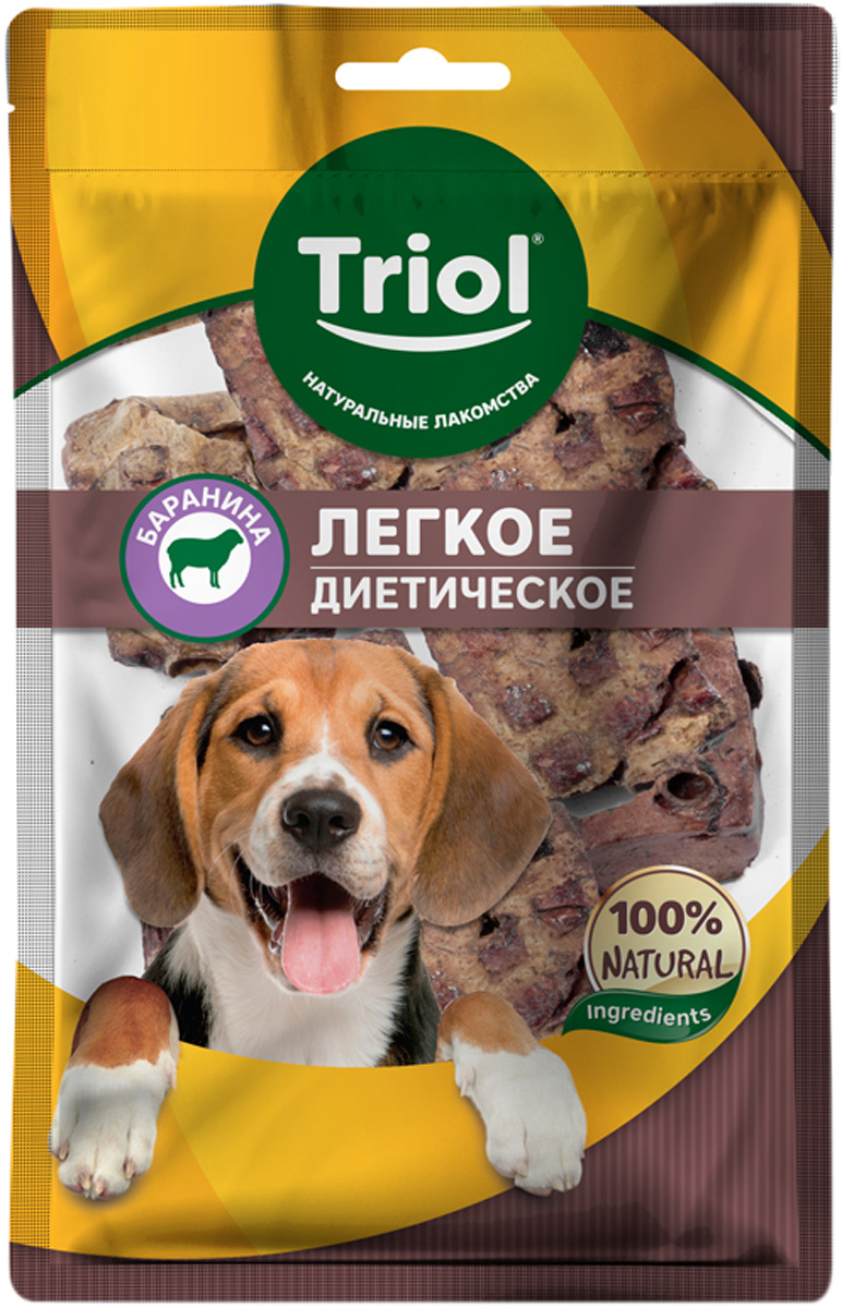 

Лакомство Triol для собак легкое баранье диетическое 40 гр (1 шт)