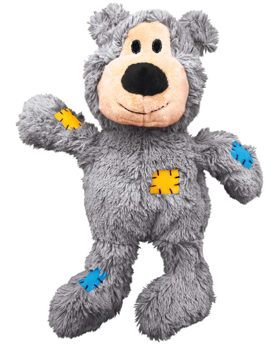 

Игрушка для мелких и средних собак Kong WildKnots Мишка с канатом внутри 18 см (1 шт)