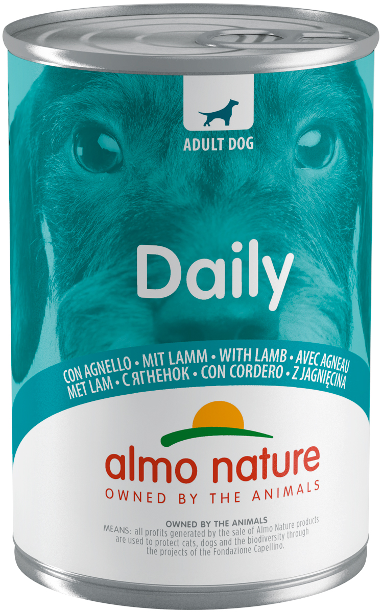 

Almo Nature Dog Daily Menu для взрослых собак с ягненком (400 гр х 24 шт)