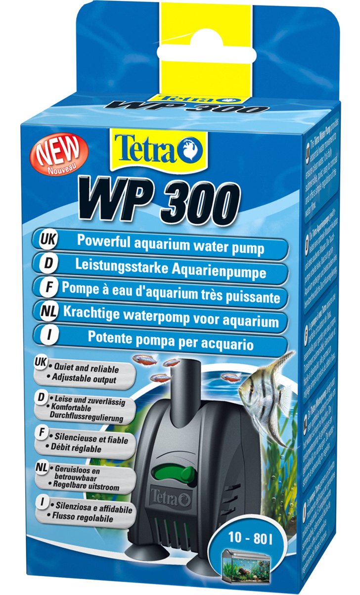 

Помпа Tetra Wp 300 для аквариумов объемом до 80 л (1 шт)