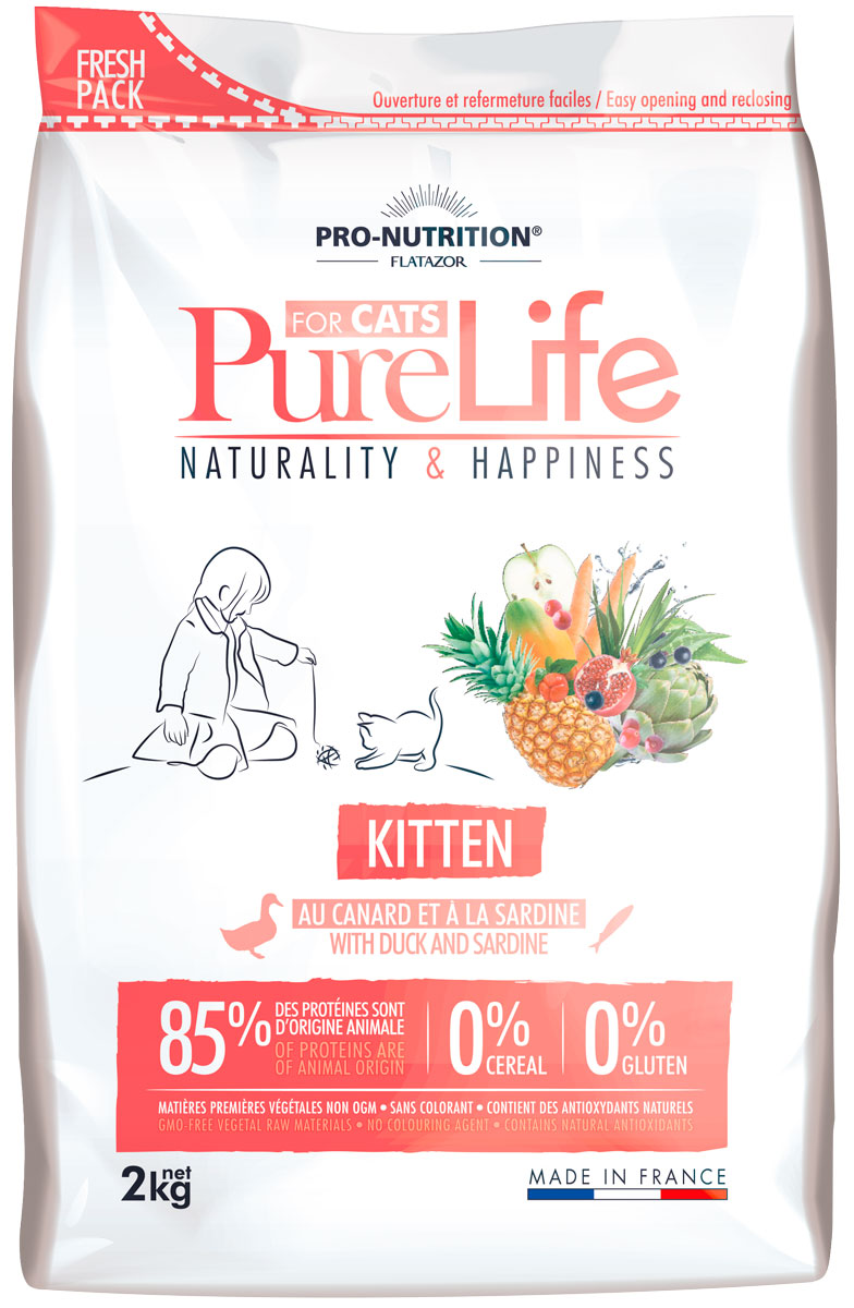 

Flatazor Pure Life Kitten для котят (2 кг)