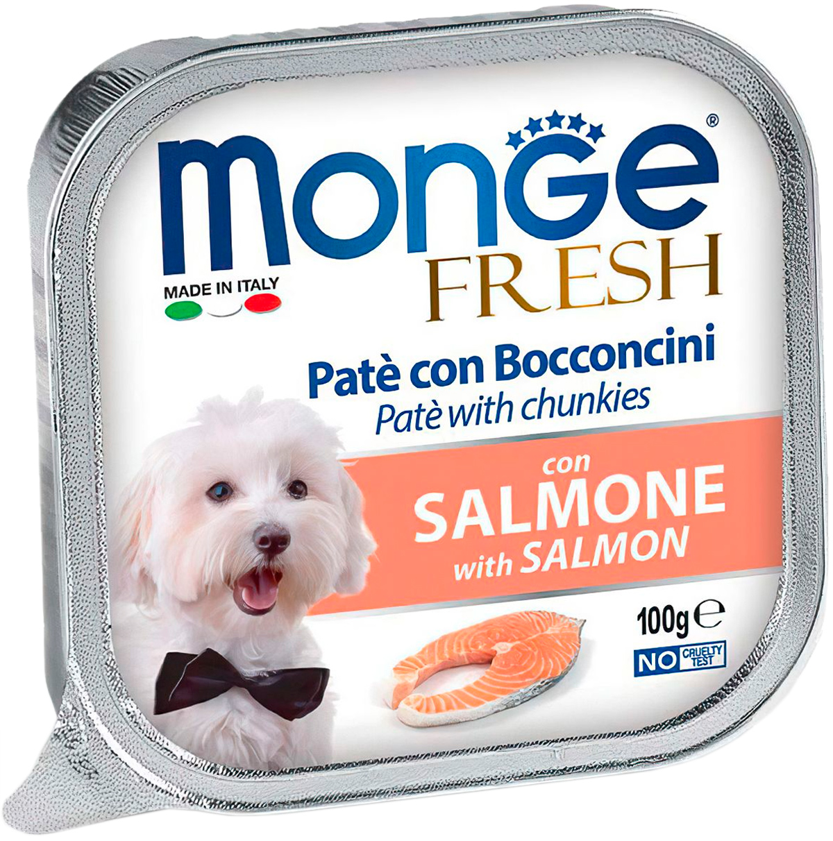 

Monge Fresh Dog для взрослых собак паштет с лососем (100 гр х 32 шт)