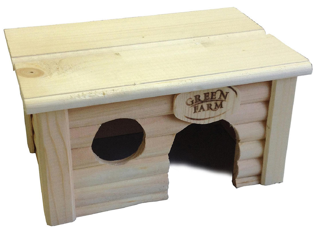 

Green Farm дом с плоской крышей для мелких грызунов (1 шт)