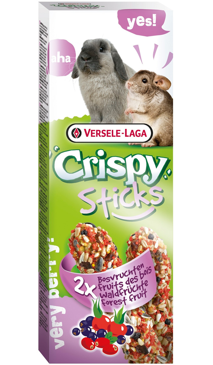 

Versele-laga Crispy палочки для кроликов и шиншилл с лесными ягодами 2х55 гр (2 шт)