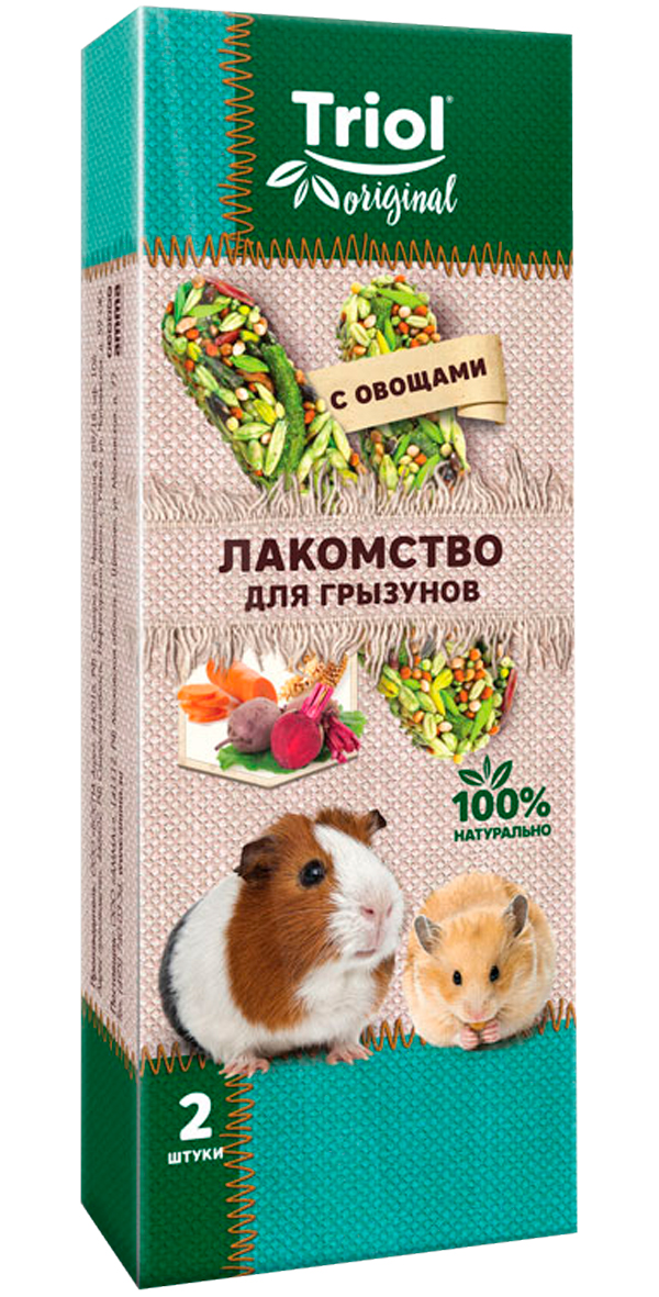 

Triol Original лакомство для грызунов с овощами (2 шт)
