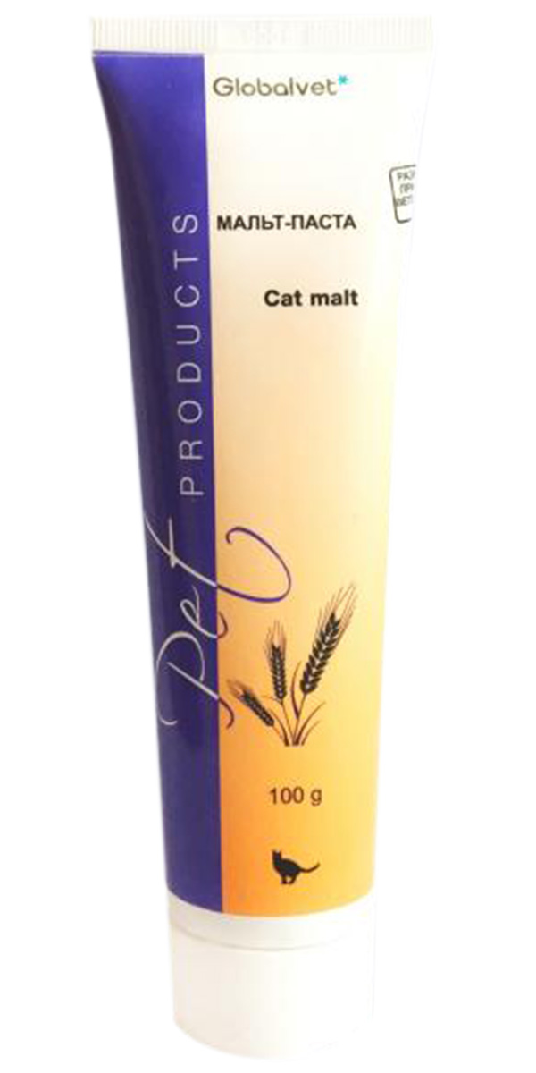 

Globalvet Cat Malt паста для кошек для вывода шерсти из желудка (50 гр)