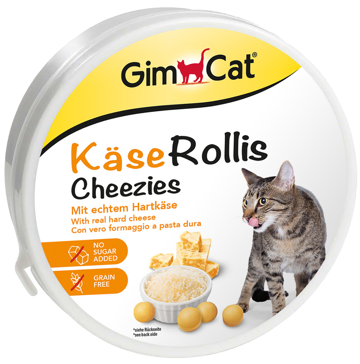 

Лакомство Gimcat Cheezies витаминизированное для кошек сырные ролики 200 гр (1 шт)