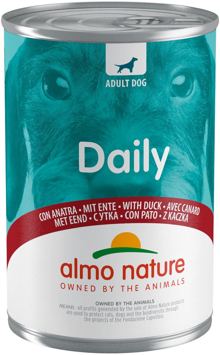 

Almo Nature Dog Daily Menu для взрослых собак с уткой (400 гр)