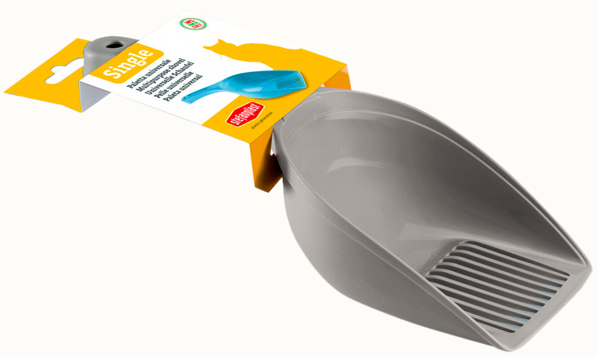 

Совок для кошачьего туалета Stefanplast Single пудровый 28 х 13 х 9 см (1 шт)