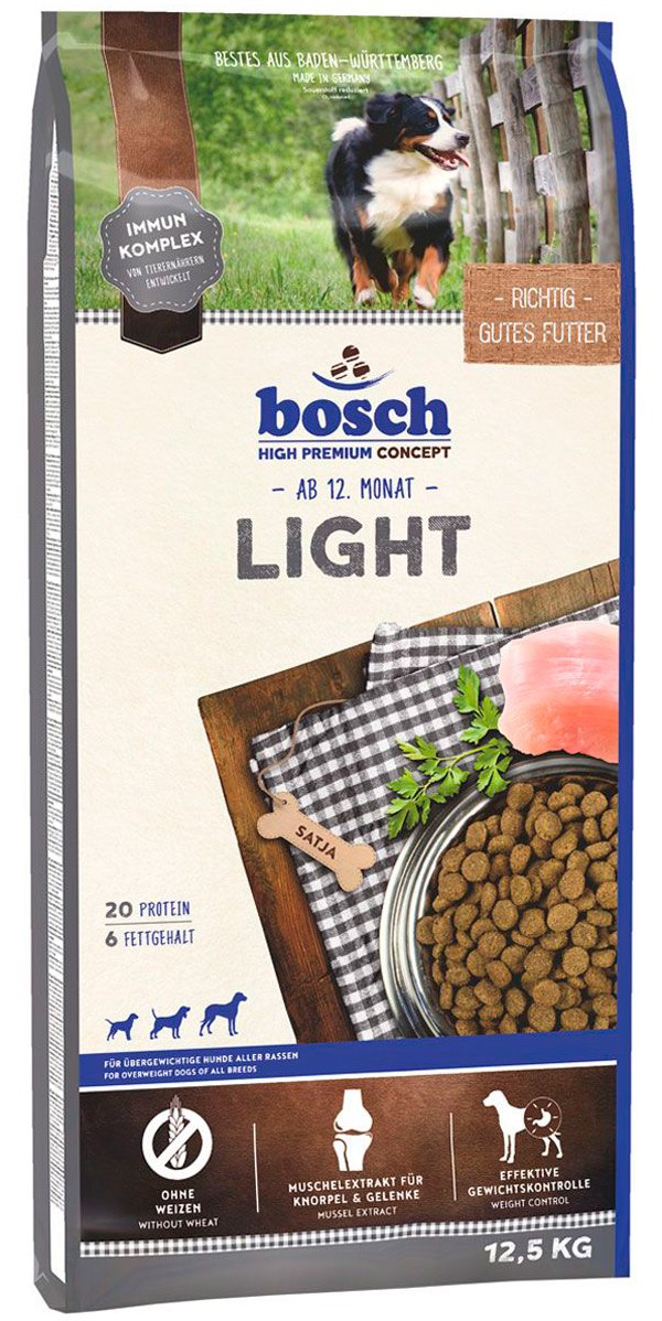 

Bosch Light диетический для взрослых собак всех пород (12,5 кг)