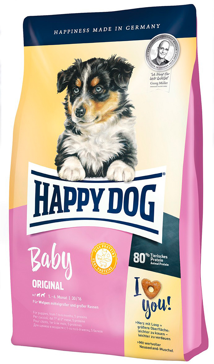 

Happy Dog Supreme Baby Original для щенков средних и крупных пород (10 кг)