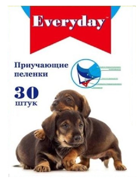 

Everyday пеленки впитывающие гелевые для животных, 60 х 45 см (30 шт)